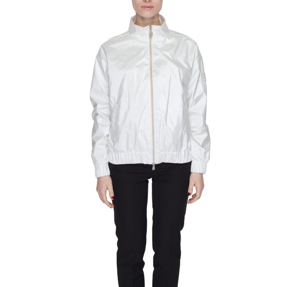 Suns ZipUp Jacket Casual Style Women White Blazers